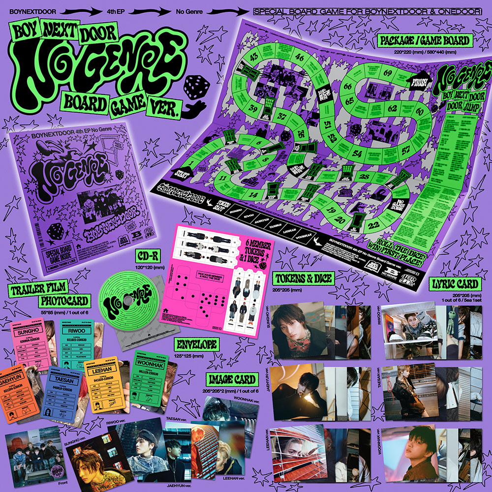 Amazon.com: BOYNEXTDOOR No Genre 4th Mini Album (Board Game