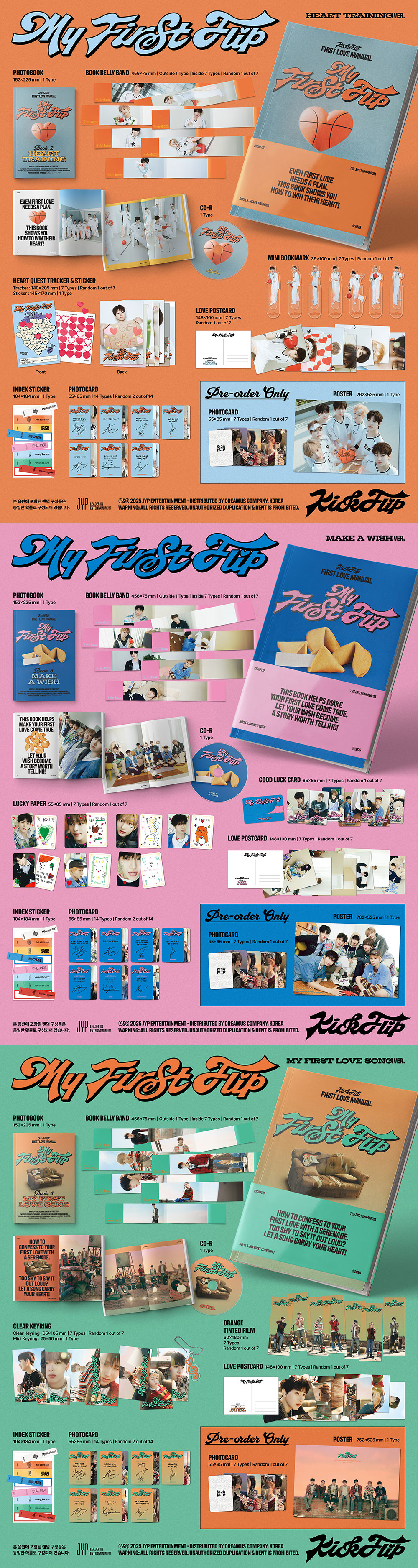 KickFlip) - 3rd Mini Album [My First Flip] – KPOP Store in USA