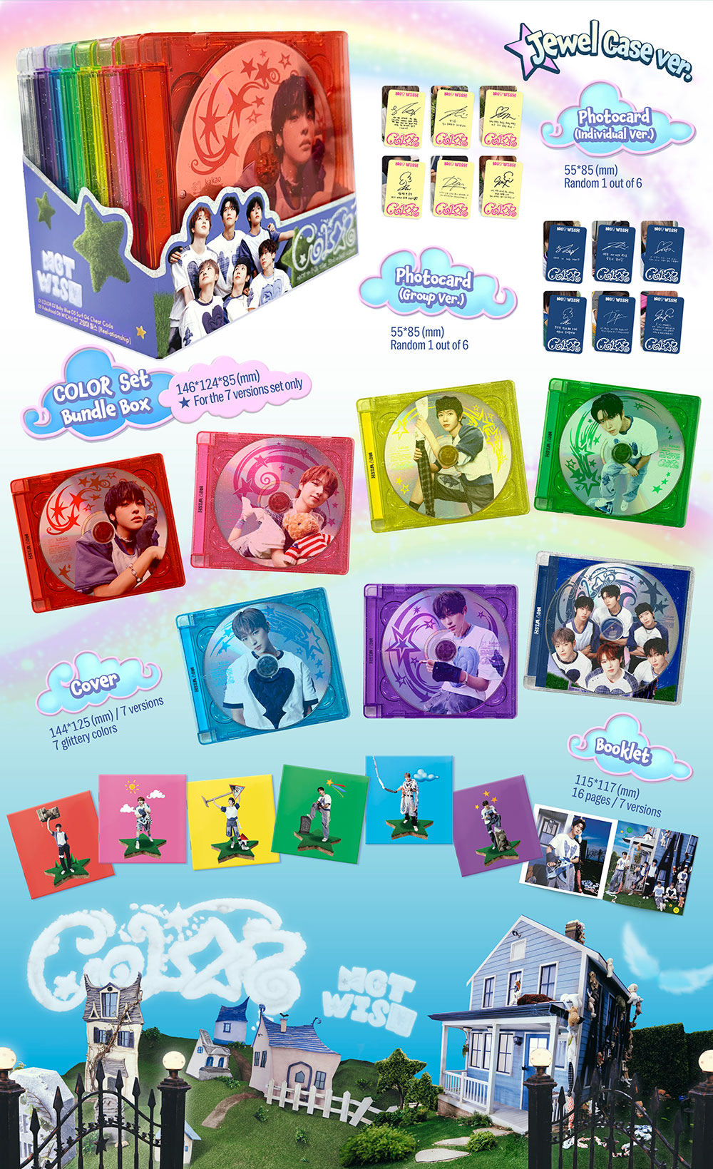 NCT WISH - [COLOR] (Jewel Case Ver.) – KPOP Store in USA