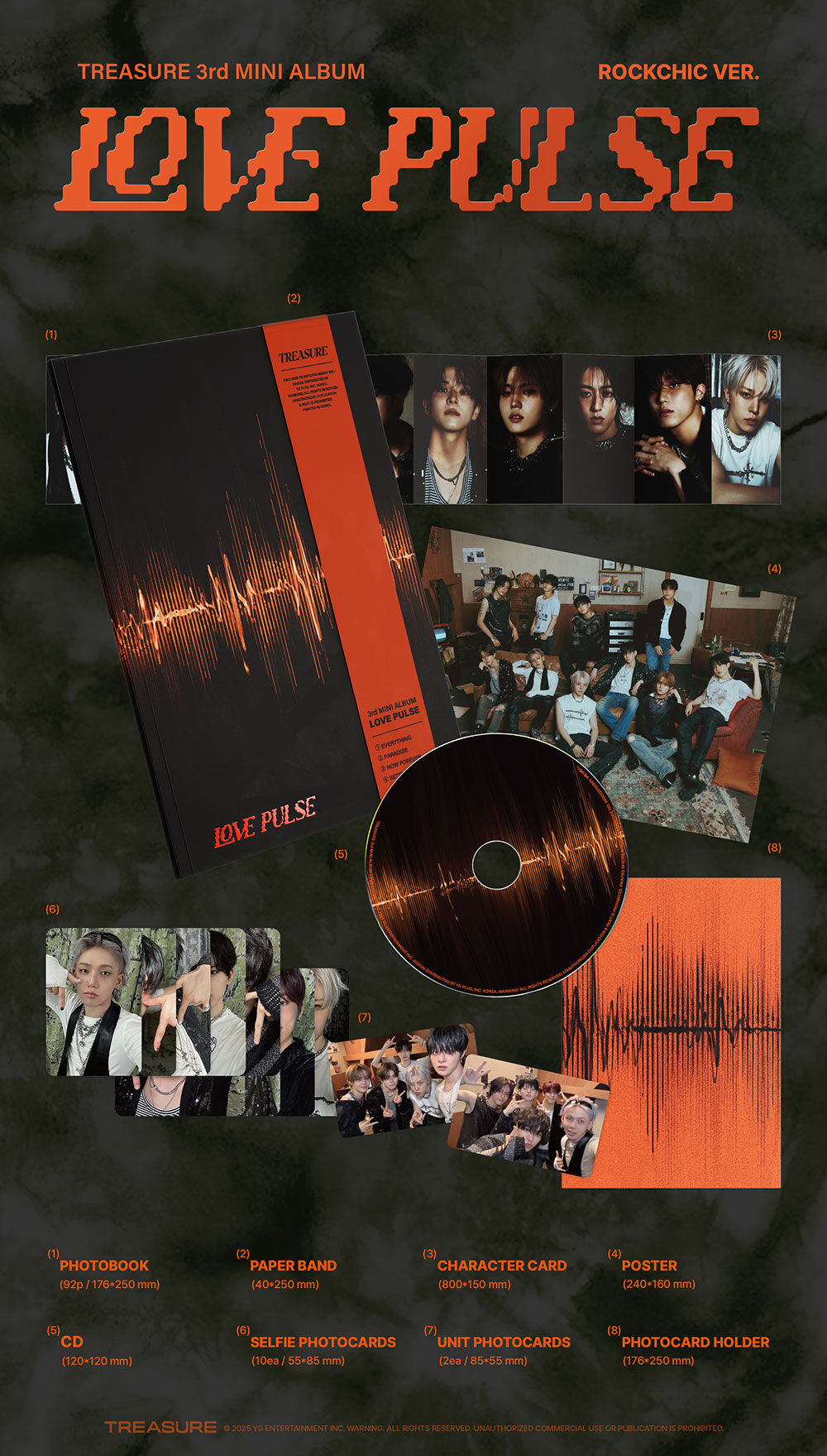 K-POP・アジア THE TREASURE 3rd Mini Album LOVE PULSE TREASURE- 3rd MINI ALBUM [LOVE PULSE] – KPOP Store in USA