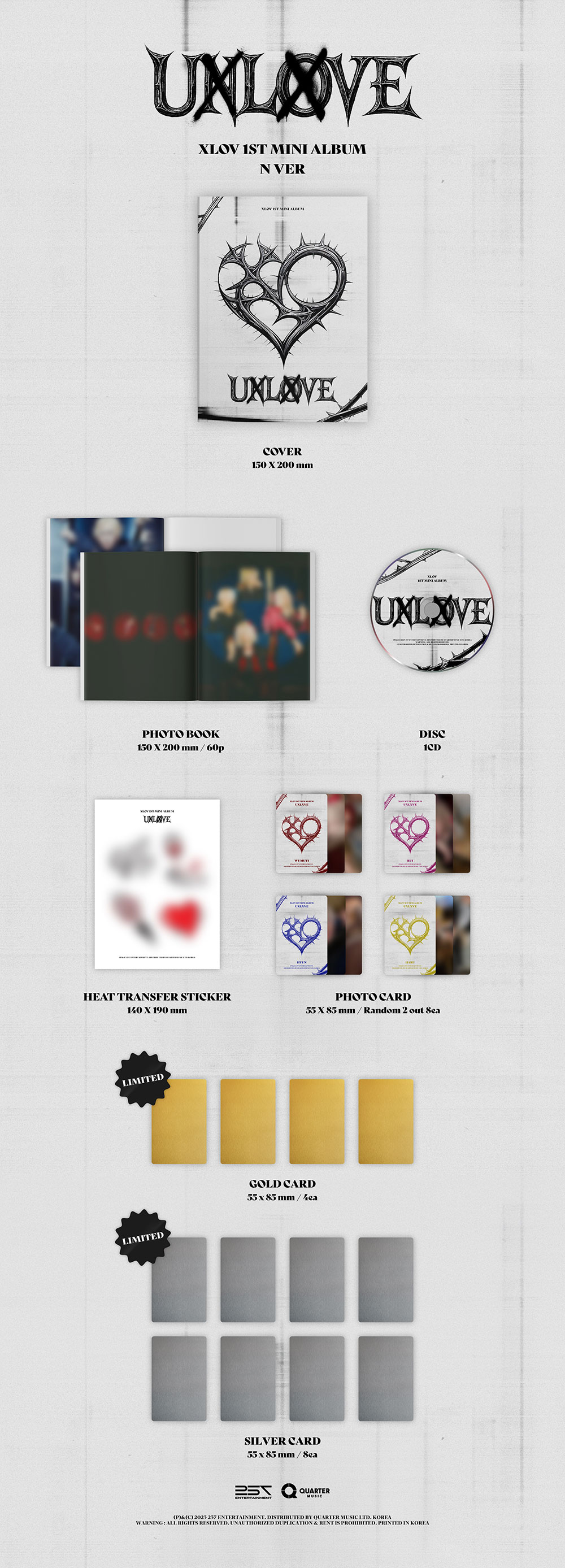 XLOV - 1ST MINI ALBUM [UXLXVE] – KPOP Store in USA