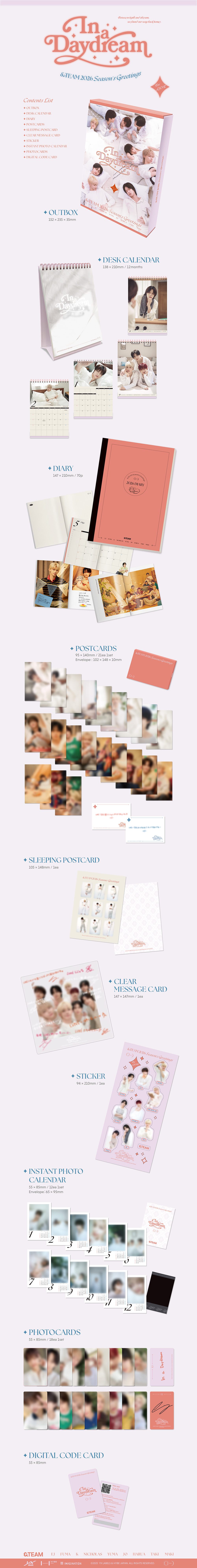 &TEAM - 2026 SEASON'S GREETINGS 'In a Daydream' – KPOP Store in USA