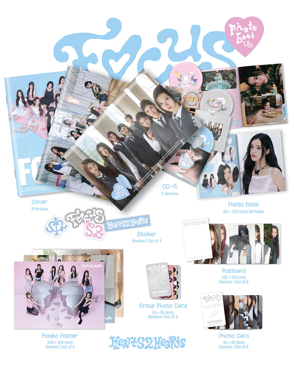 Qoo10] SMエンターテインメント [3種 セット] Hearts2Hear